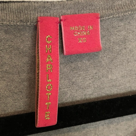 Beautiful Grey and Black Cardigan Sweater - Picture 6 of 7